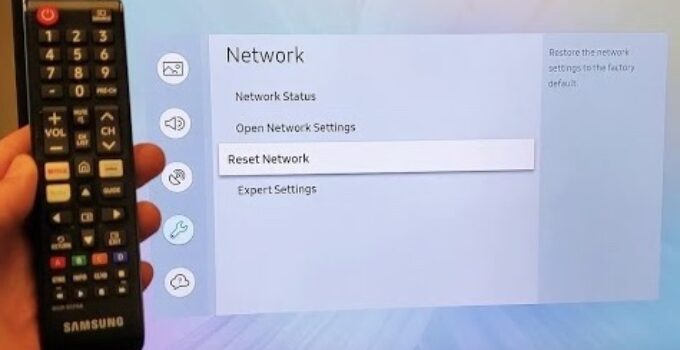 How to Reset Samsung TV Network Settings