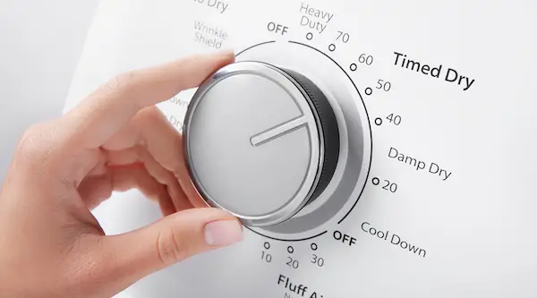whirlpool dryer settings